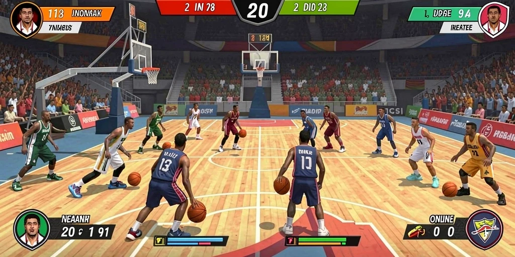 Tampilan antarmuka game yang menarik.