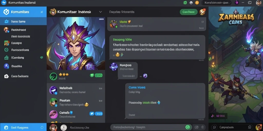Screenshot menampilkan karakter kustom yang menarik.