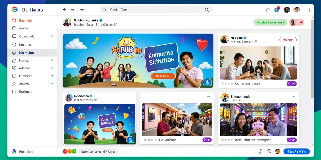 Tampilan awal permainan dengan dunia yang menawan.