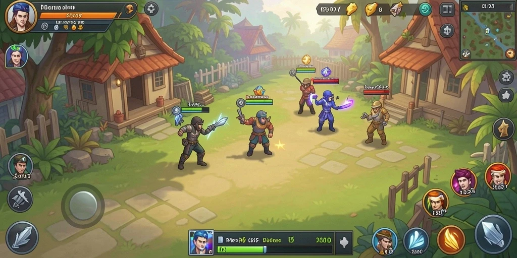 Tampilan awal game yang menarik.
