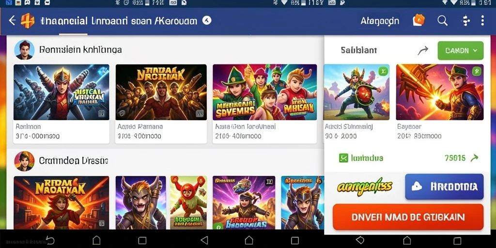 Tampilan antarmuka GOLTOGEL yang modern dan menarik.