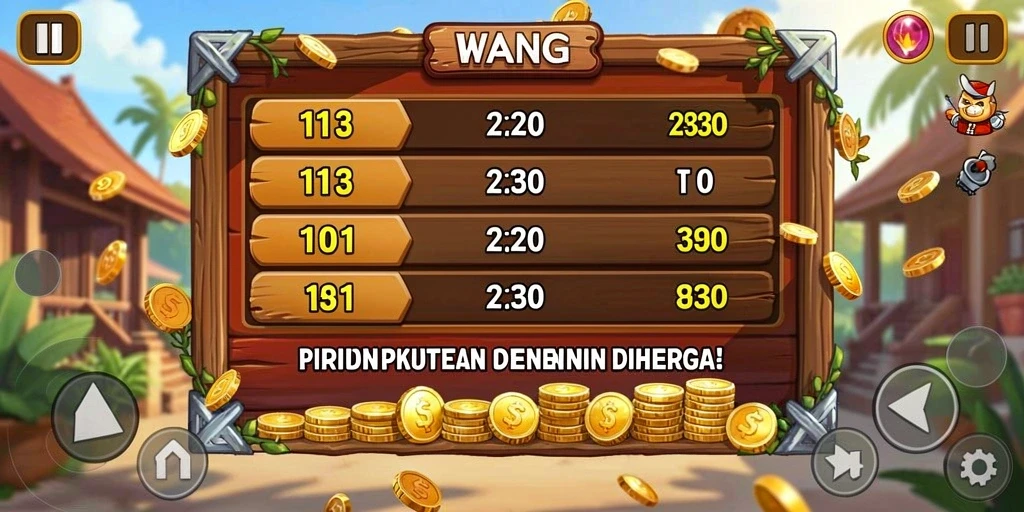Tampilan awal game yang memukau.