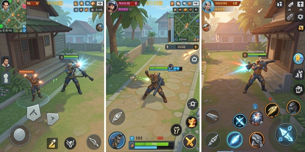 Tampilan awal game yang menarik dan ramah pengguna.