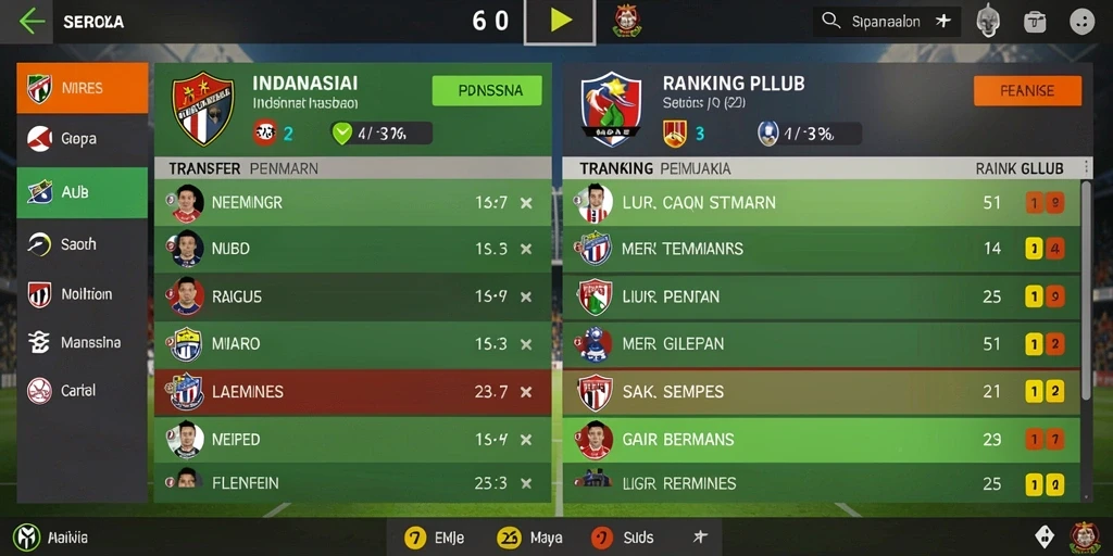 Tampilan level yang penuh warna dan menarik.
