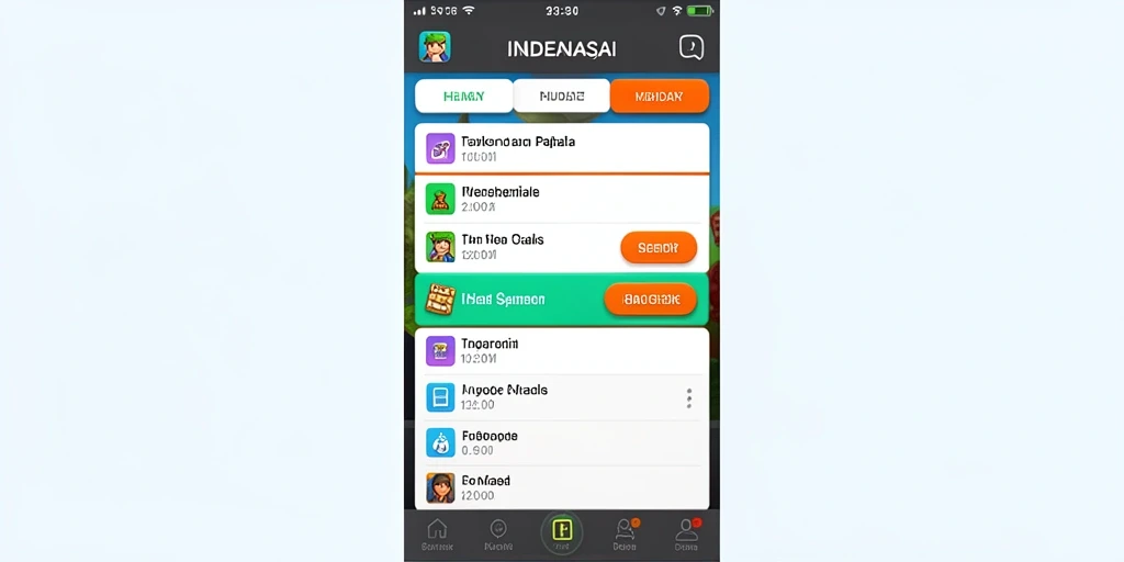 Tampilan antarmuka yang modern dan menarik.