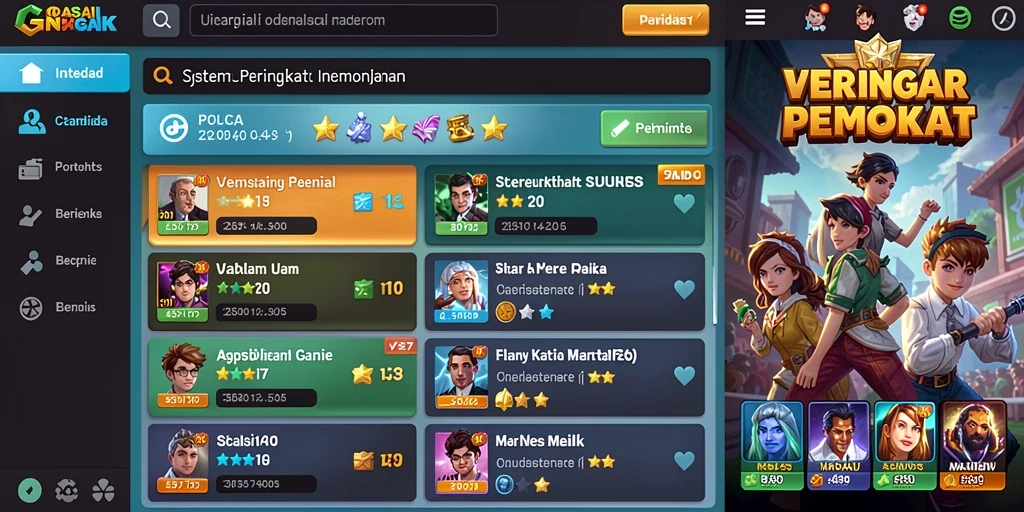 Tampilan menarik yang mudah dinavigasi.