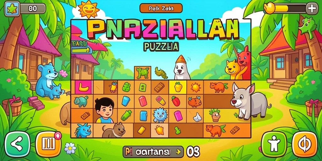 Screenshot menunjukkan aksi seru dalam permainan.