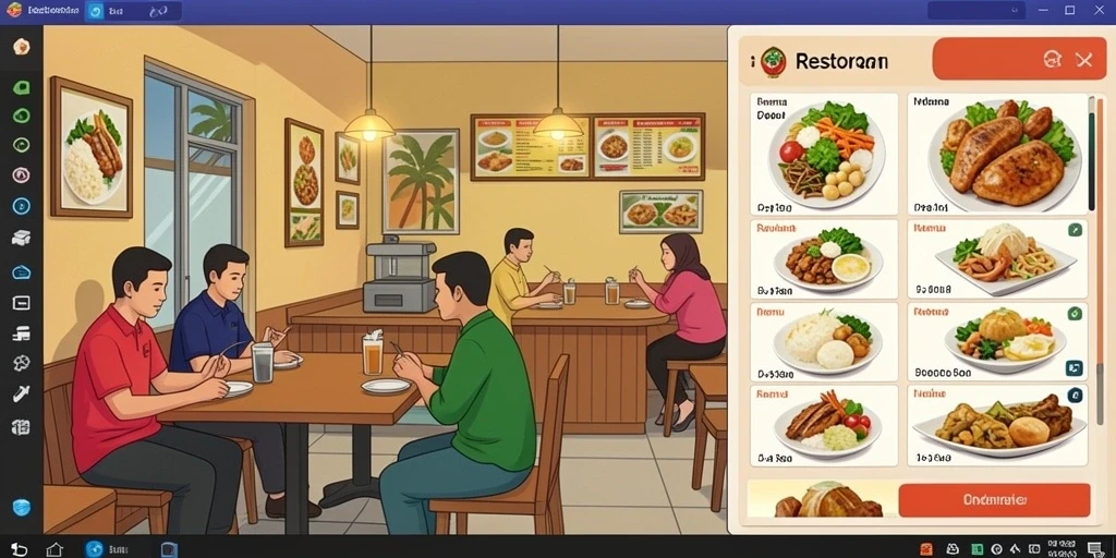 Tampilan antarmuka yang sederhana dan intuitif.