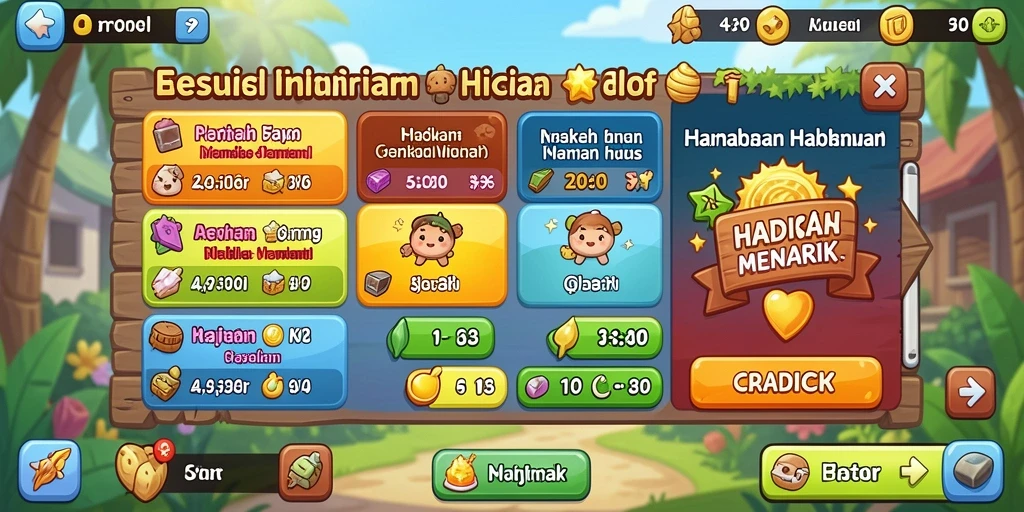 Tampilan antarmuka yang menarik dan intuitif.
